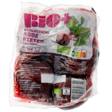 Bio+ gekookte rode bieten